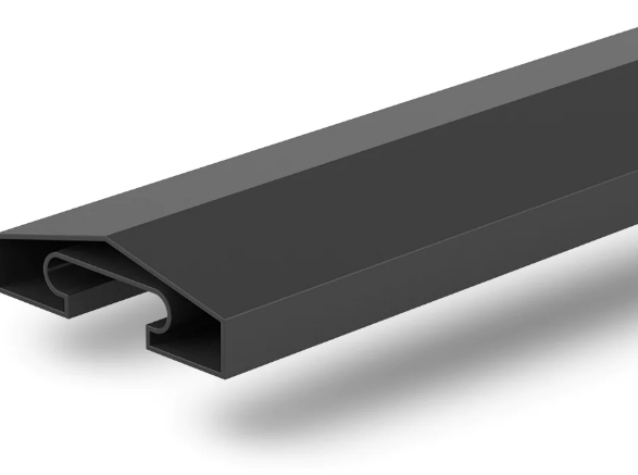 Fence Capping Rail 1.83m x 65mm - Black