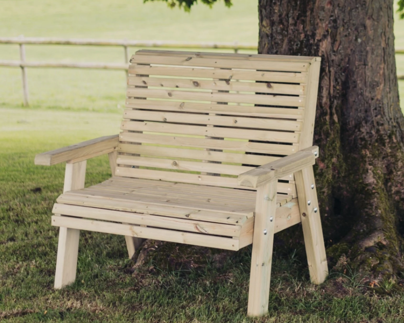 Ergonomic 2 Seater Bench