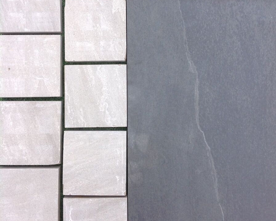 Kandla Grey Porcelain Cobbles - 100x100mm or 200x100mm - 20mm Thick