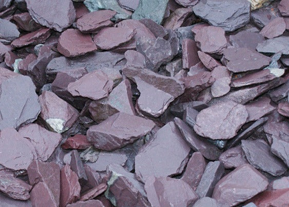 40mm Plum Slate Mulch - Bulk Bag