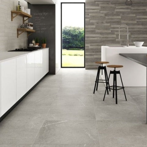 Thunder Gris Polished Porcelain Tiles £8 Per Sqm Inc Vat