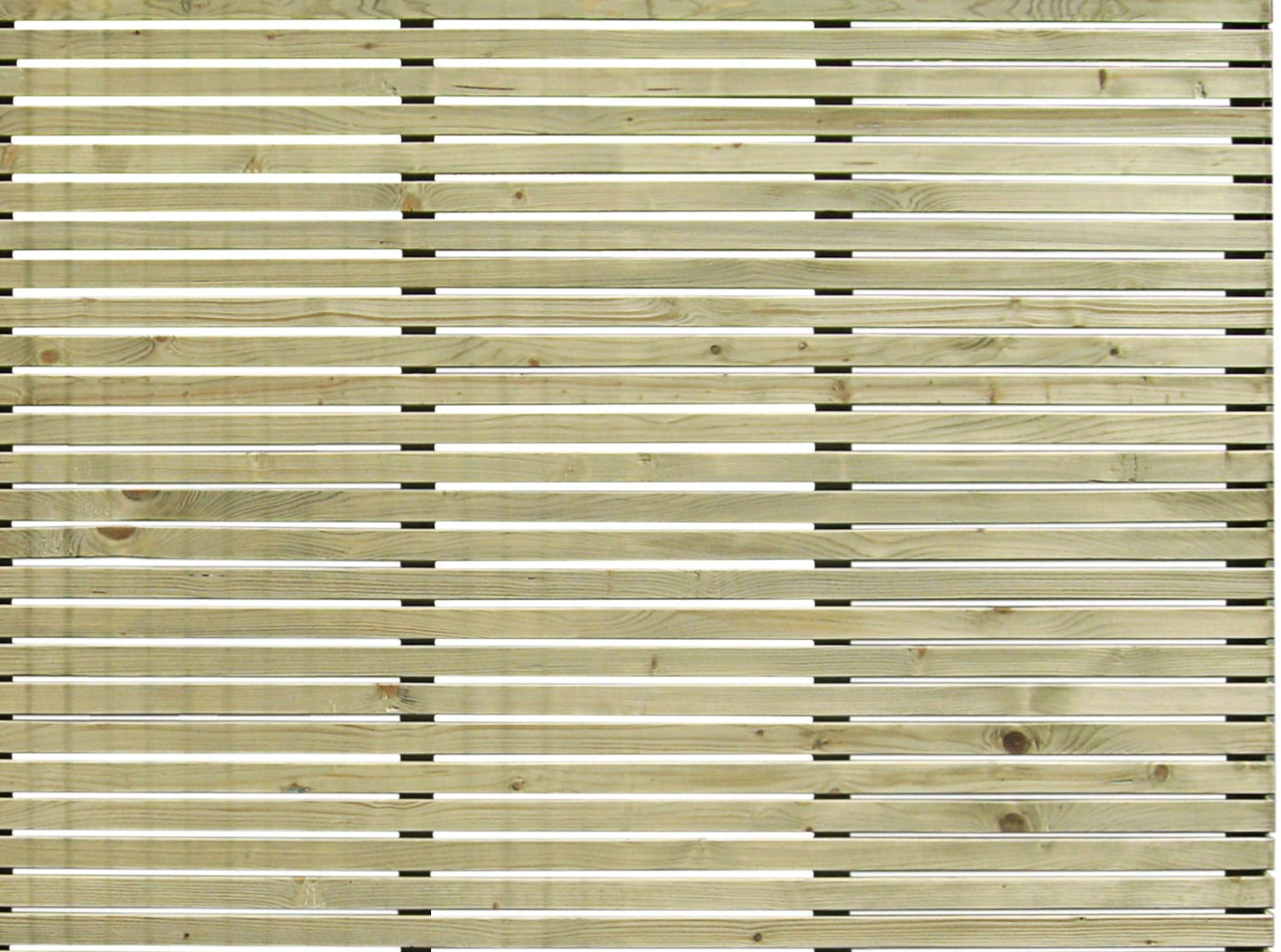 CONTINENTAL - Slatted fence panel DOUBLE SIDED