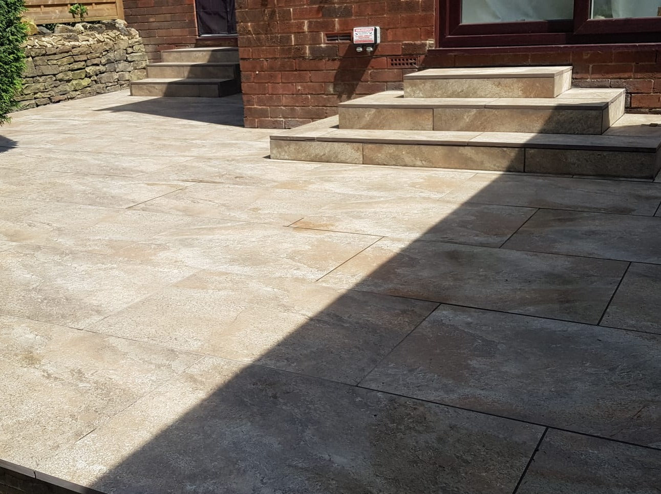 Rough Bruno Porcelain Paving less than £24m² Inc Vat