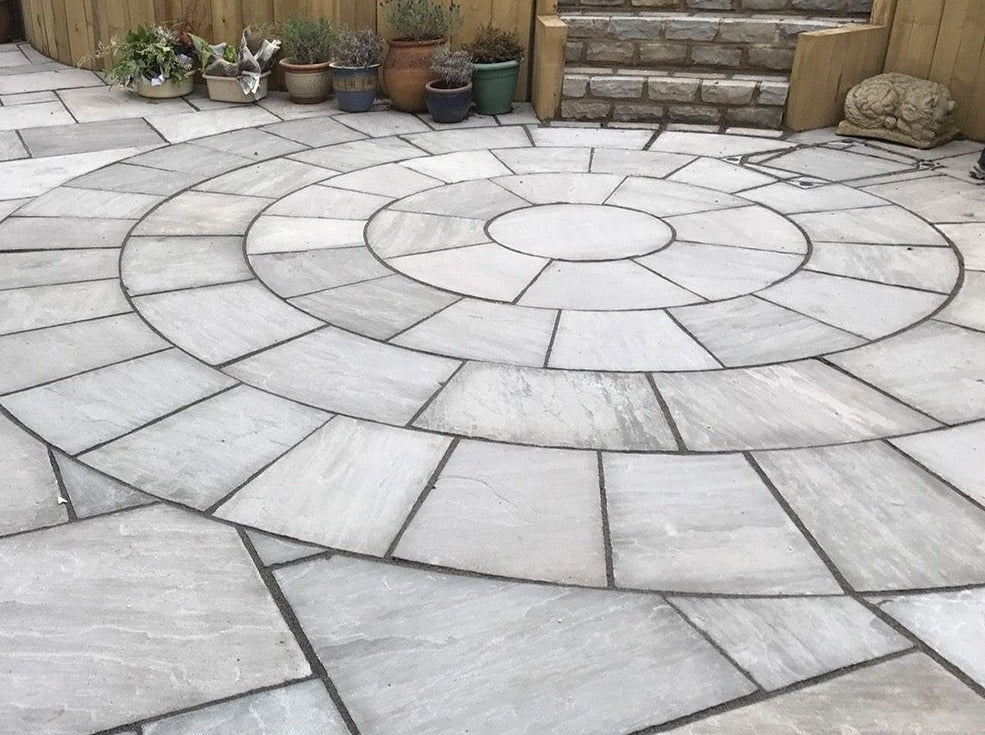 Kandla Grey Natural Stone Circle 2m Diameter £ Inc Vat