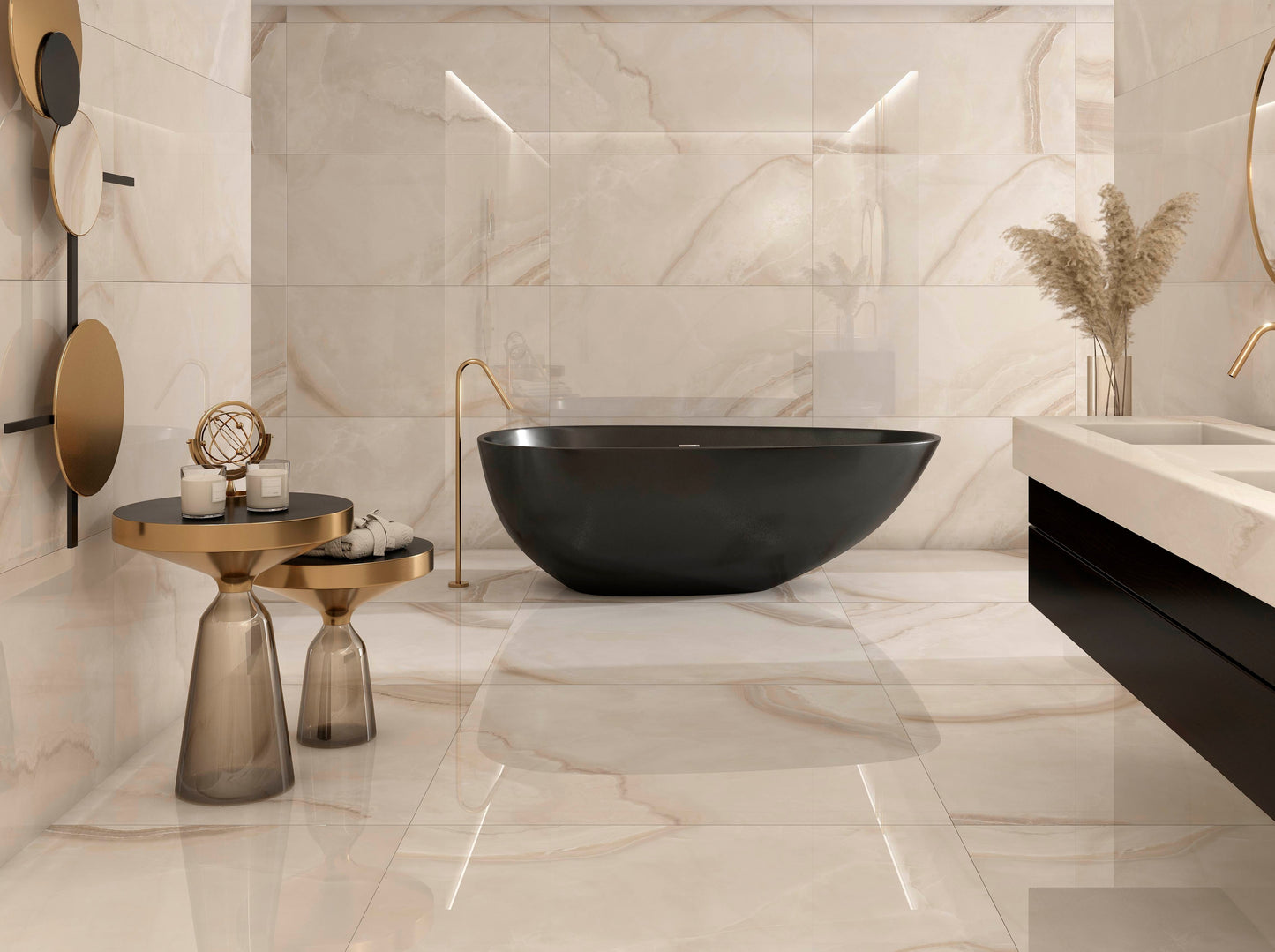The Marble Collection - Internal Polished Porcelain Tiles £60 Per Sqm Inc Vat