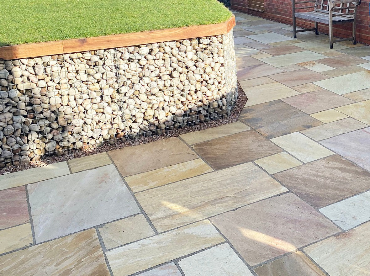 Fossil Mint Paving under £23 Per Sqm Inc Vat