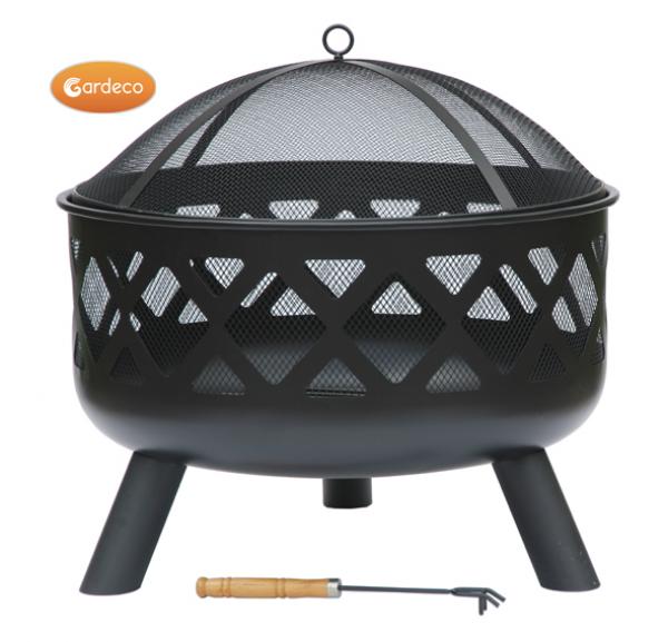Gardeco - Tara Mesh Fire Pit With Free UK Courier Delivery