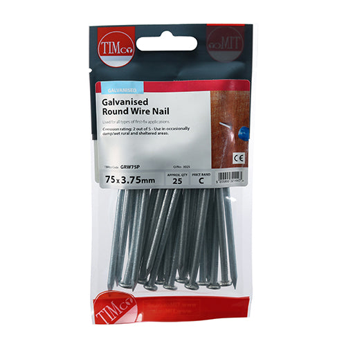 Round Wire Nails - Galvanised