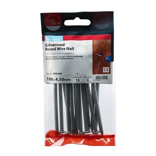 Round Wire Nails - Galvanised