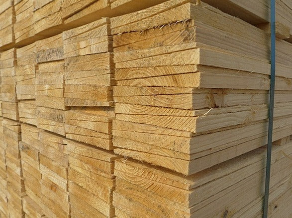Tanalised Feather Edge Boards 22x125mm 1.8m long