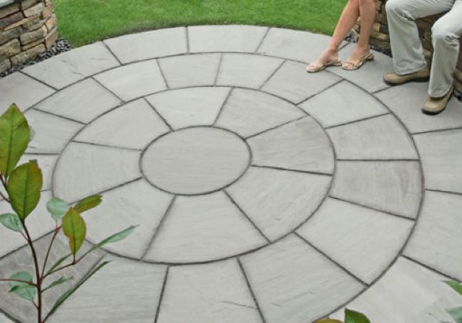 Kandla Grey Sandstone Natural Stone Paving less than £23m² Inc Vat