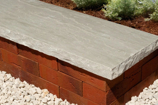 Kandla Grey Coping Stones 900x300x50mm H/C Natural Riven Top
