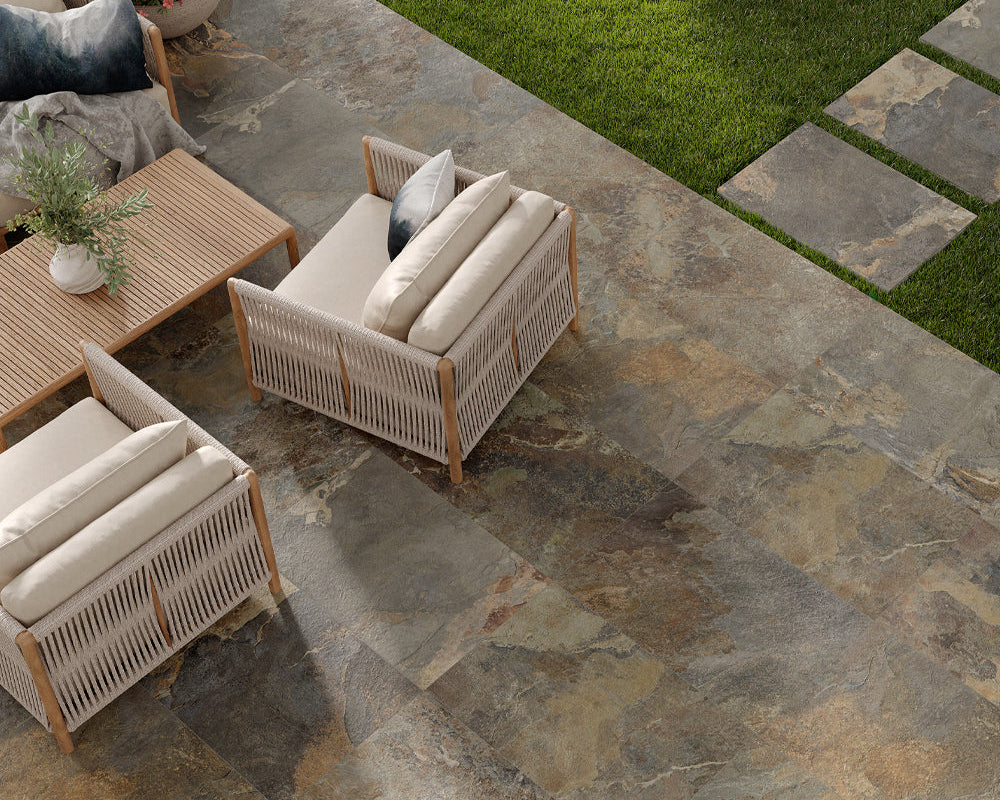 California Gold Porcelain Paving £24 per sqm Inc Vat