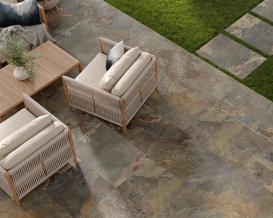 California Gold Porcelain Paving £24 per sqm Inc Vat