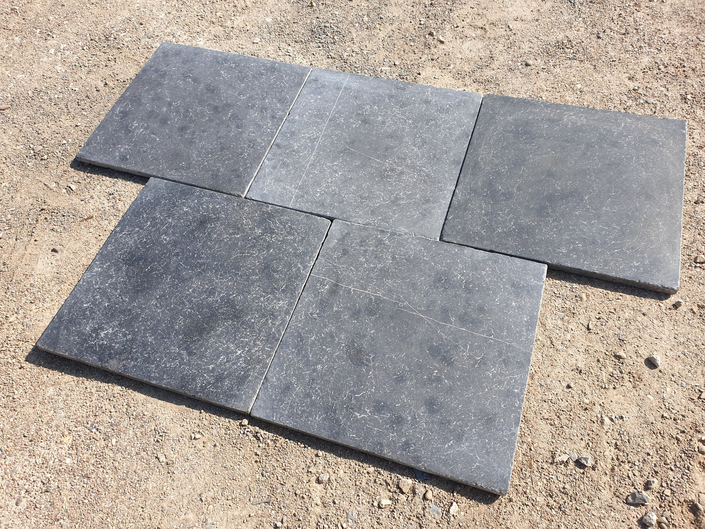 Antiqued Belgian Blue Limestone Tiles £40 Per Sqm Inc VAT