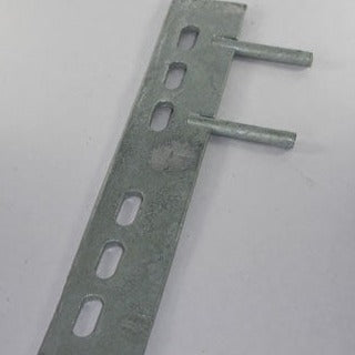 Two Pin Cleats - Galvanised - Ideal For Sleepers