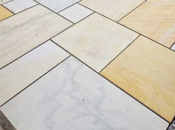 Fossil Buff - Sandblasted Paving under £37 Per Sqm Inc Vat