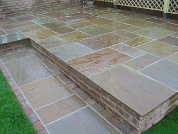 Indian Stone Raj Raj Green,Sandstone,Indian,Paving,Riverside Garden Centre, Chesterfield ...