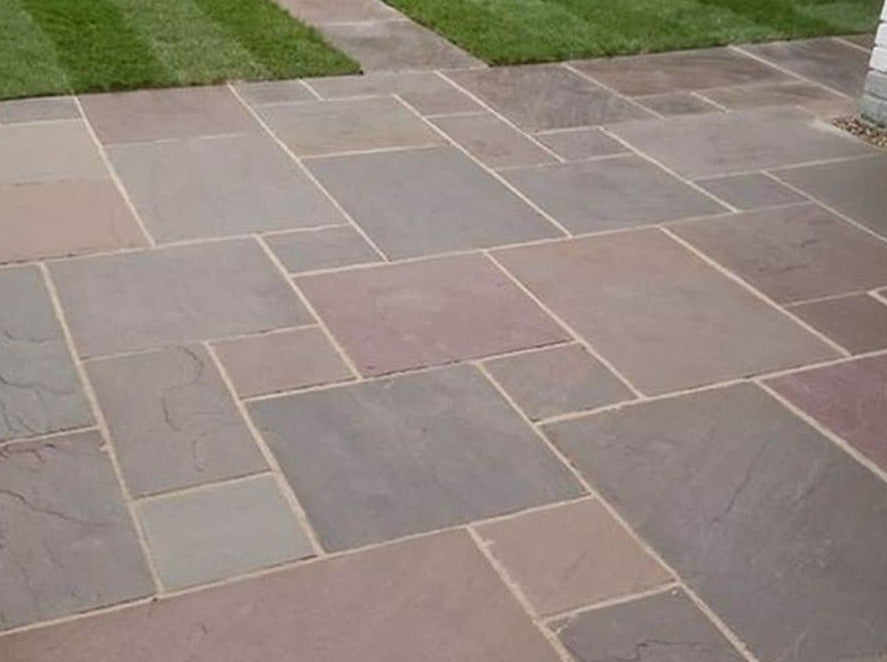 Autumn Brown Natural Stone Paving under £23m² Inc Vat