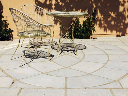 Bowland Baroque Oval Paving Kit.