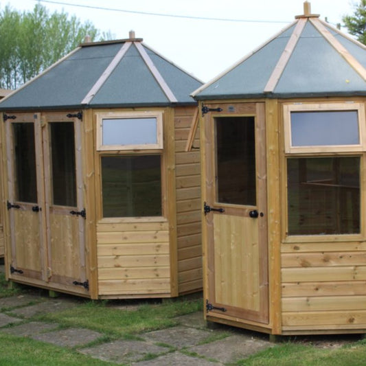 Kirton Octagonal Summerhouse Available In Log Lap or Tounged & Grooved